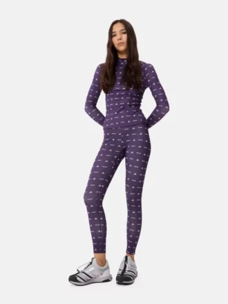 Adidas X Moon Boot Leggings in Pflaume