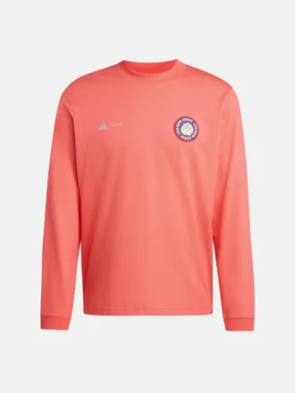 Adidas X Moon Boot rotes Langarm-T-Shirt