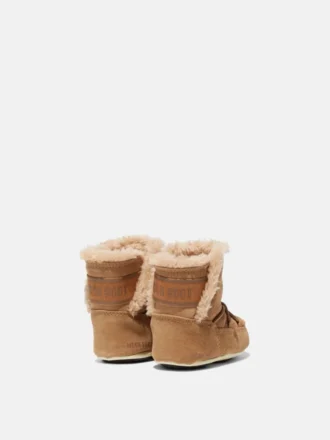 Crib Stiefel aus braunem Wildleder