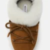 Evx Braune Wildleder-Mules Evx Braune Wildleder-Mules