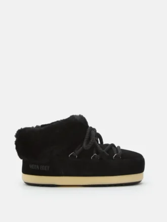 Evx Mules aus schwarzem Wildleder