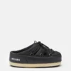 Evx Schwarze Nylon-Mules