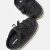 Evx Schwarze Nylon-Mules