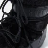 Icon Low Black Faux-Fur Boots