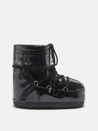 Icon Low Black Glitter Stiefeletten