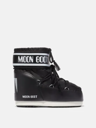 Icon Low Black Nylon Stiefeletten