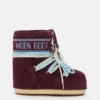 Icon Low Burgundy Suede Stiefeletten