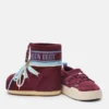 Icon Low Burgundy Suede Stiefeletten