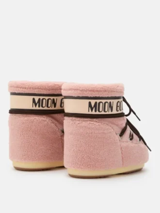 Icon Low Pink Fleece-Stiefeletten