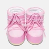 Icon Low Pink Nylon Stiefeletten