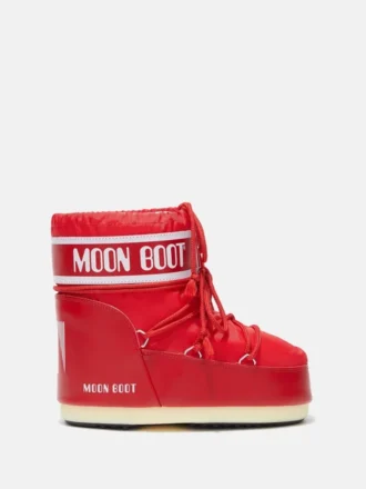 Icon Low Red Nylon Stiefeletten