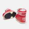 Icon Low Red Nylon Stiefeletten