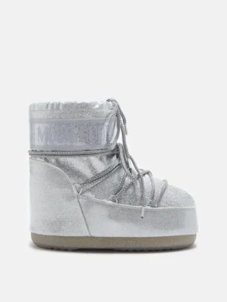Icon Low Silver Glitter Stiefeletten