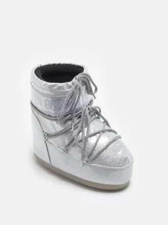 Icon Low Silver Glitter Stiefeletten