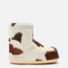 Icon Low Stiefeletten ohne Schnürsenkel mit Kuhprint