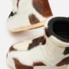 Icon Low Stiefeletten ohne Schnürsenkel mit Kuhprint