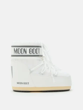 Icon Low White Nylon Stiefeletten