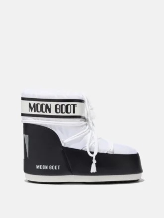 Icon Low White Nylon Stiefeletten