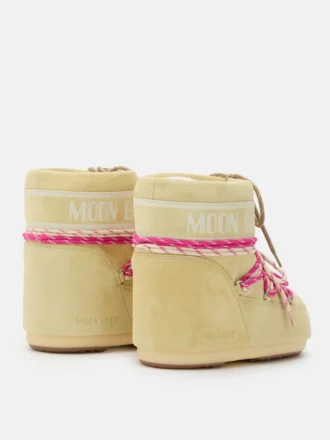 Icon Low Yellow Suede Stiefeletten