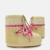 Icon Low Yellow Suede Stiefeletten