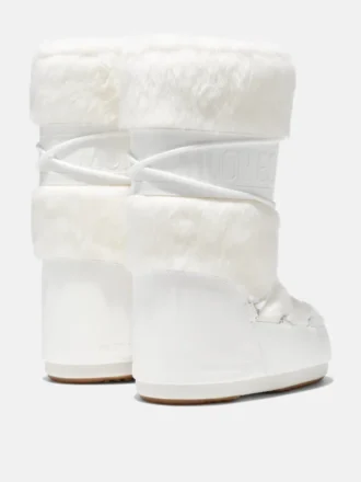 Icon White Kunstfellstiefel