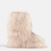 Jacquemus + Moon Boot Icon Yeti Mid Cream Stiefel