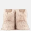 Jacquemus + Moon Boot Icon Yeti Mid Cream Stiefel
