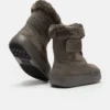 Junior Park Strap Anthrazit-Wildlederstiefel