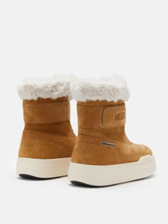 Junior Park Strap Stiefel aus braunem Wildleder Junior Park Strap Stiefel aus braunem Wildleder