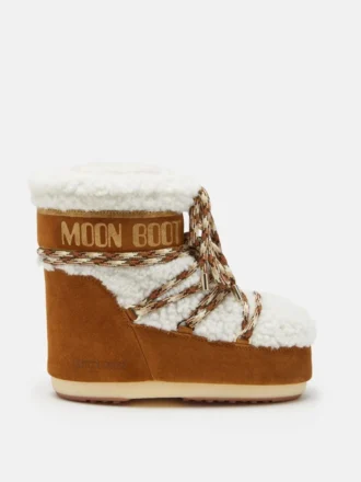 Lab69 Icon Low Brown Shearling Stiefeletten