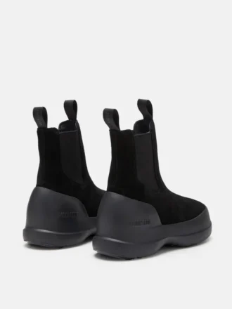 Luna Chelsea-Stiefel aus schwarzem Wildleder Luna Chelsea-Stiefel aus schwarzem Wildleder