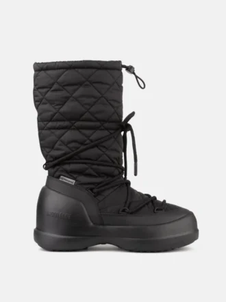 Mezzaluna Black Quilted Hohe Stiefel Mezzaluna Black Quilted Hohe Stiefel