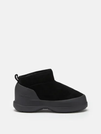 Mezzaluna Black Suede Stiefeletten