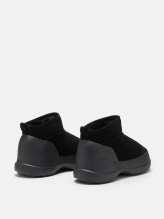 Mezzaluna Black Suede Stiefeletten