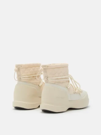 Mezzaluna Mid Cream Quilted Stiefel