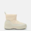 Mezzaluna Puffy Stiefel in Creme