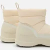Mezzaluna Puffy Stiefel in Creme