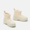 Mezzaluna Puffy Stiefel in Creme