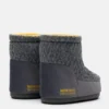 Moon Boot X Guest in Residence Icon Low Graue Strickstiefel ohne Schnürsenkel