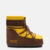 Moon Boot X Guest in Residence Icon Low Nylon-Stiefeletten in Sunflower & Cocoa
