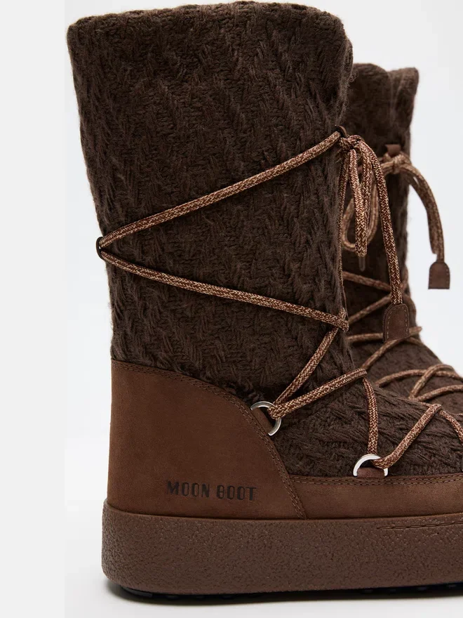 Moon Boot X Guest in Residence Ltrack Cocoa Strickstiefel Moon Boot X Guest in Residence Ltrack Cocoa Strickstiefel