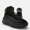 Moon247 Black Xlace Mid Sneaker Moon247 Black Xlace Mid Sneaker