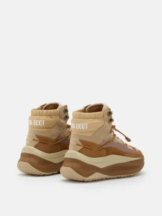 Moon247 Brown Xlace Mid Sneaker
