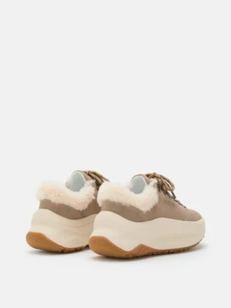 Moon247 City Beige Shearling Sneaker