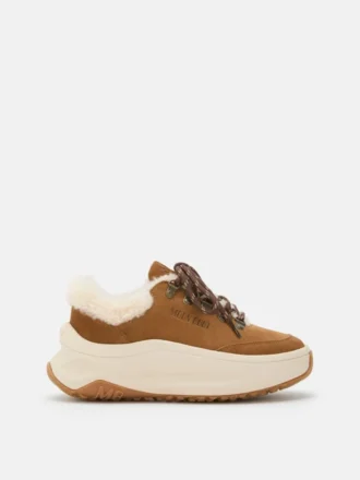 Moon247 City Brown Shearling Sneaker