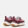 Moon247 Xlace Sneaker in Burgunderrot und Pink Moon247 Xlace Sneaker in Burgunderrot und Pink