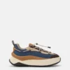 Moon247 Xlace Sneakers in Navy & Braun