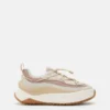 Moon247 Xlace Sneakers in Off-White & Taupe Moon247 Xlace Sneakers in Off-White & Taupe