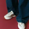 Moon247 Xlace Sneakers in Off-White & Taupe Moon247 Xlace Sneakers in Off-White & Taupe