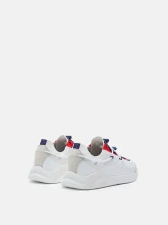 Moonlight Sneaker in Weiß, Blau und Rot